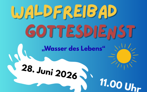 Gottesdienst im Waldfreibad Recke